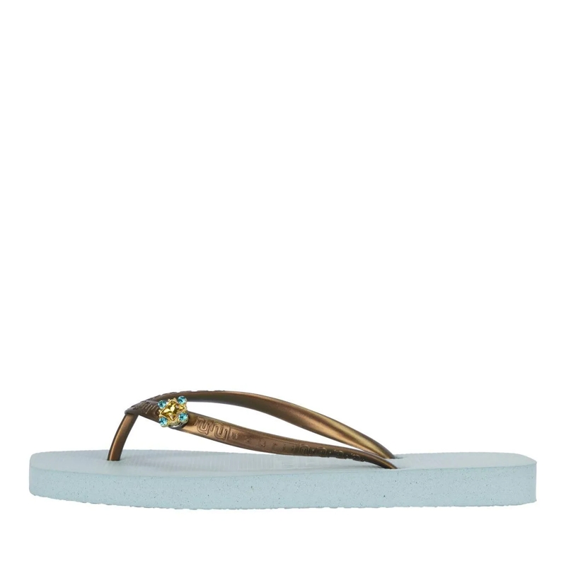 UZURII Flip Flops Zehentrenner Beach Switch Azul ocean