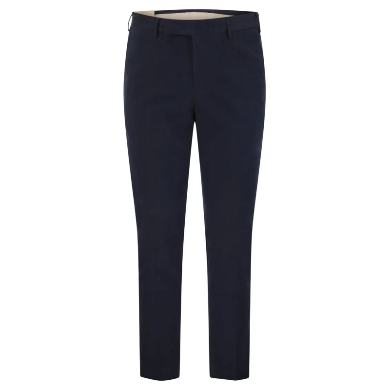 Pt Torino Pantalon de costume Dieci - Cotton Trousers Black