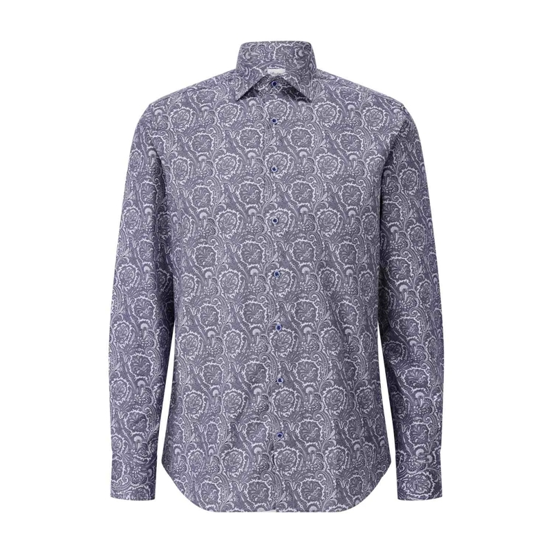 STENSTRÖMS Overhemd Regular-Fit Hemd Blau