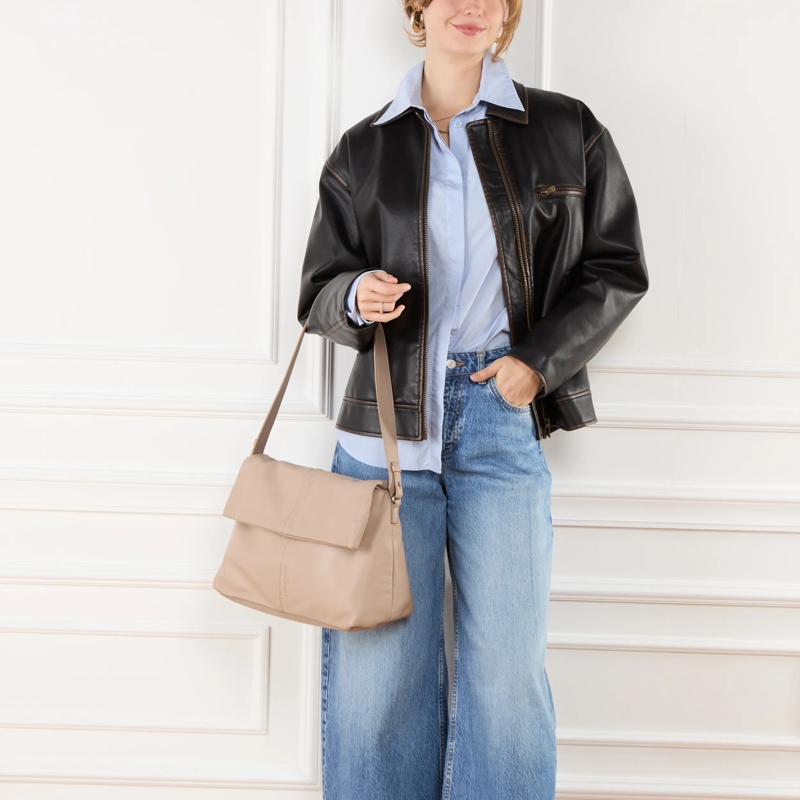 Liebeskind Berlin Schultertasche Ecom 511 Fiona Sheep Natural Stone(Image 2)