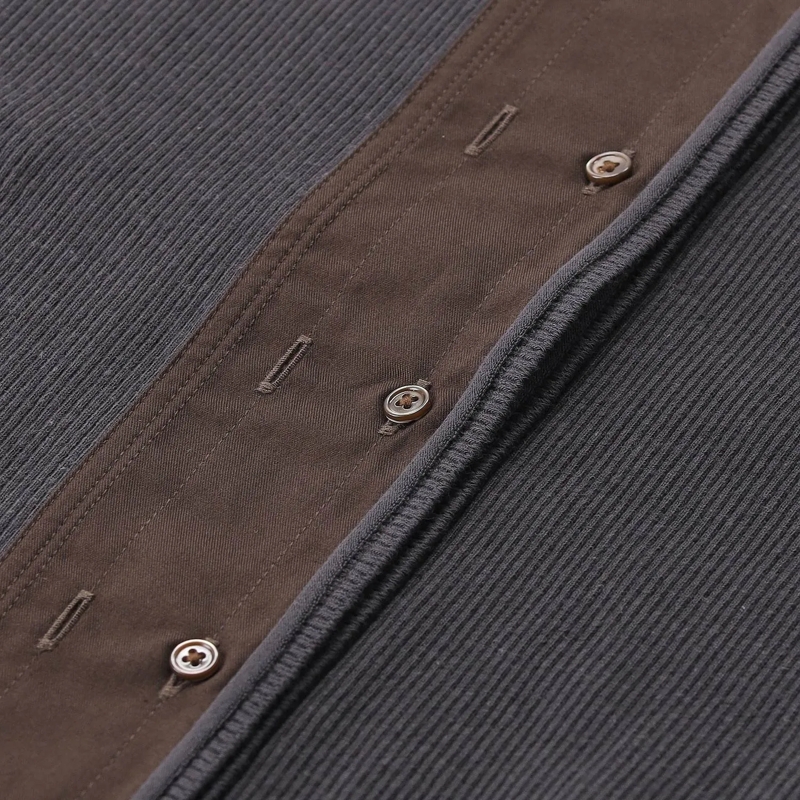 Lemaire T-Shirt T-Shirt mit Bindedetail grau(Image 4)