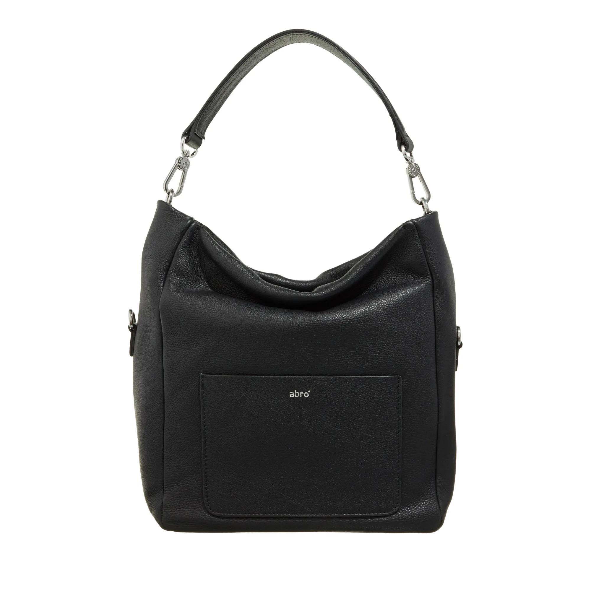 Abro Hobo Bag - Beutel Raquel Small/ Black/Nickel - Gr. unisize - in Schwarz - für Damen