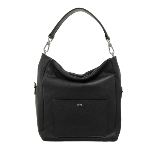 Abro Beutel Raquel Small/ Black/Nickel  Black/Nickel Sac hobo