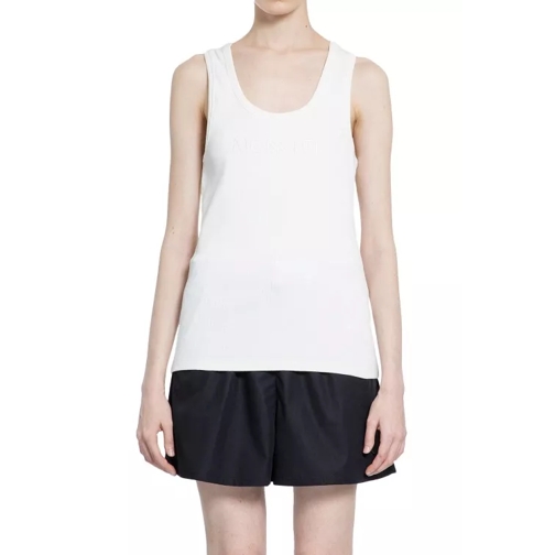 Moncler Embroidered Logo Tank Top White 
