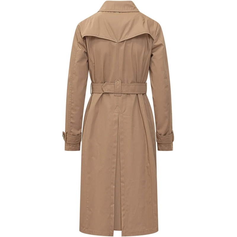 Herno Trenchcoat Trench Impermeabile con Cintura beige(Image 2)