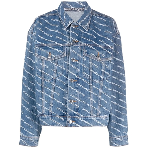 Alexander Wang Indigo Blue Denim Jacket Blue Jeans jackor