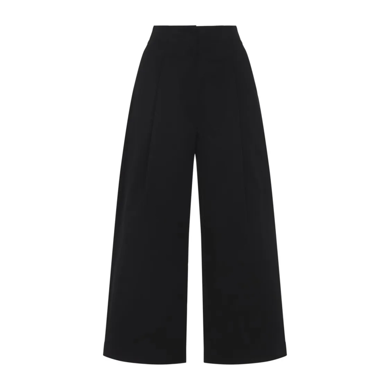 Studio Nicholson  Wide-Leg Trousers With High Waist Black
