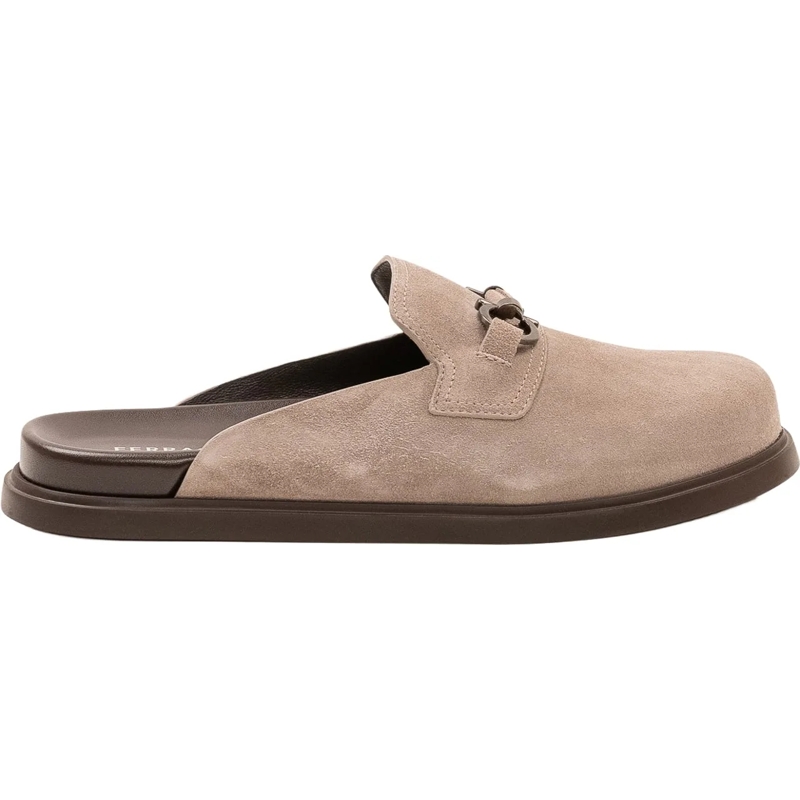 Salvatore Ferragamo Hausschuhe Sabot Santiago taupe