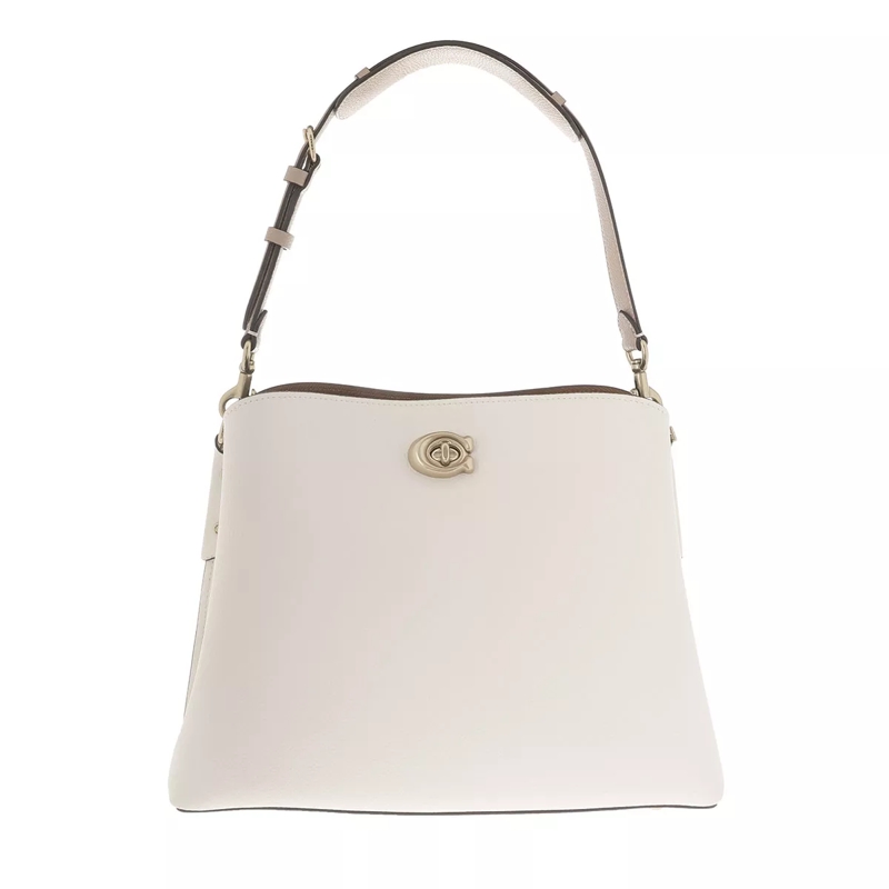 Coach Hobo Bag Colorblock Leather Willow Shoulder Bag Chalk Multi