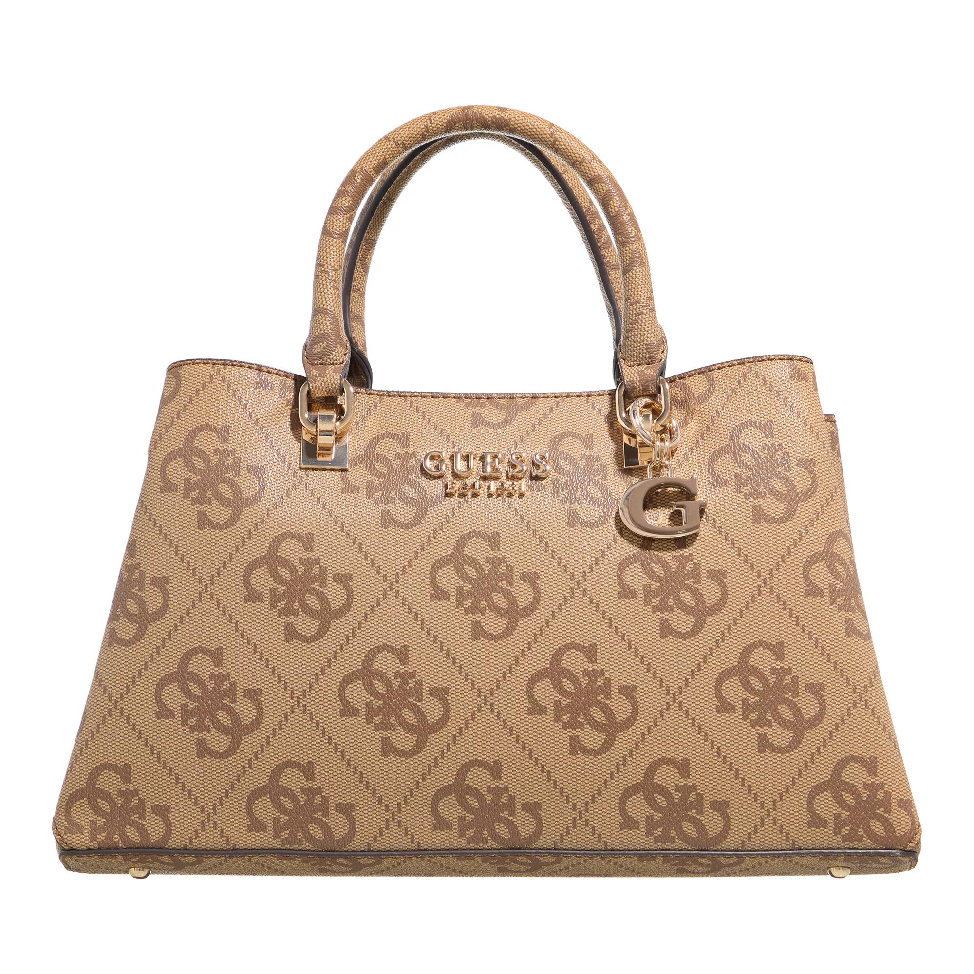 Guess Satchel Bag - Eliette Logo Grlfrnd Satchel - Gr. unisize - in Braun - für Damen