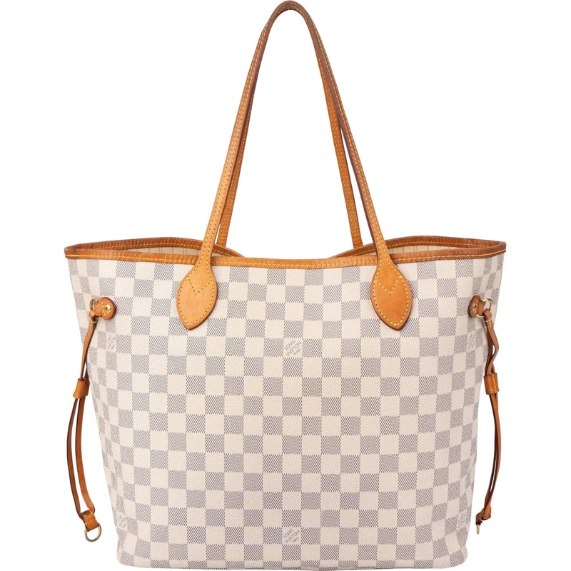 Louis Vuitton Tote Louis Vuitton Damier Azur Monogram Neverfull MM Sh beige