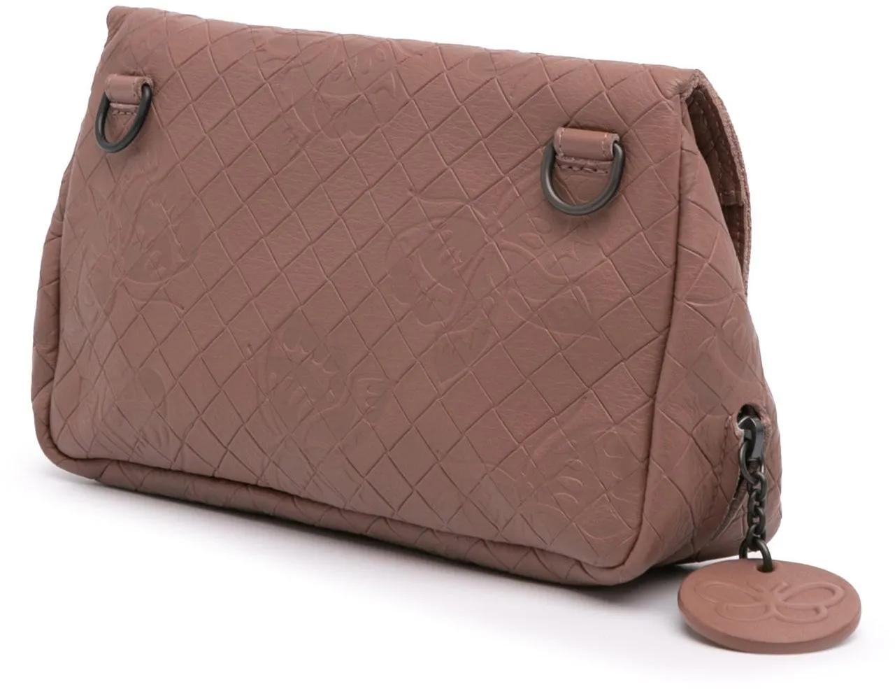 Thumbnail - Bottega Veneta Hobo Bags - Small Calfskin Intrecciomirage Embossed Butterfly - Gr. unisize - in Gold - für Damen