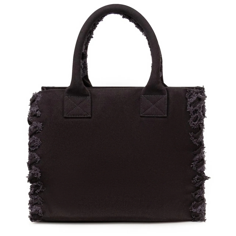 Pinko Shopper Borsa Shopper in Canvas con Logo dunkelgrau(Image 3)