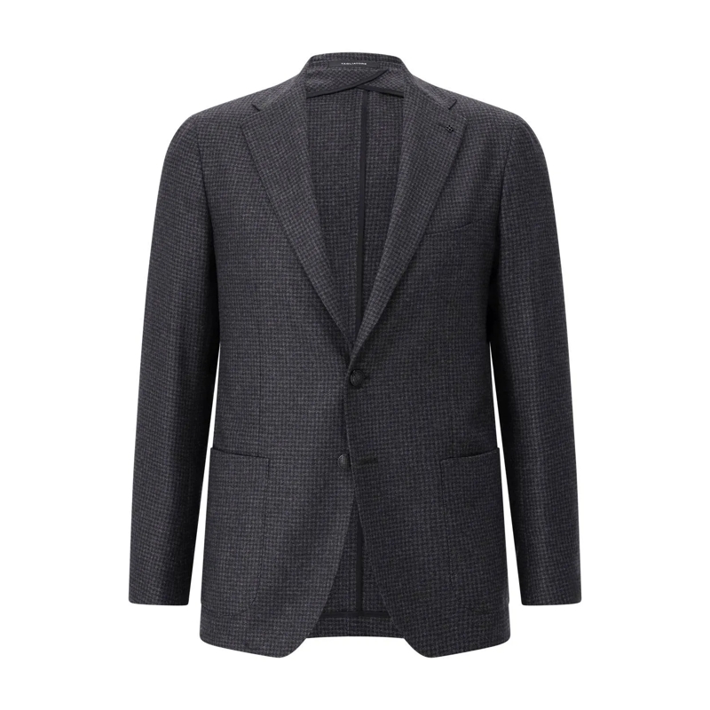 Tagliatore  Sakko aus Woll-Mix Dunkelgrau