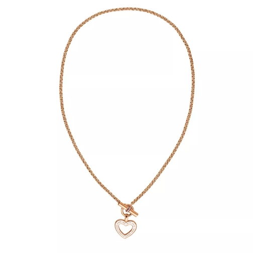 Tommy Hilfiger Classic Signature Necklace Rosegold Kurze Halskette