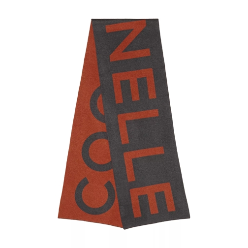 Coccinelle Maxi Logo Scarve Kale Green/Brule Tunn sjal