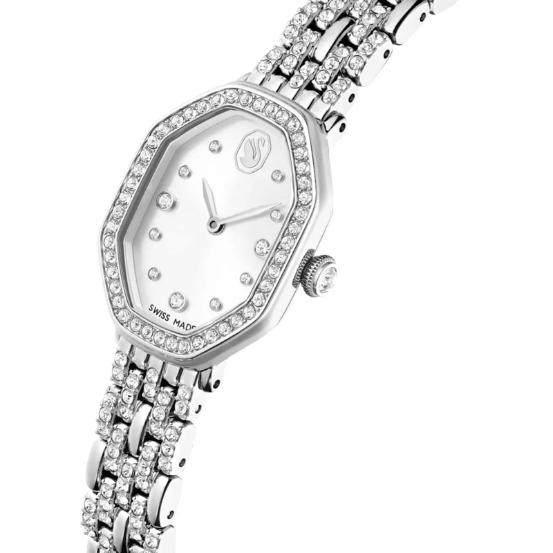 Swarovski Quarzuhr Uhr Silber