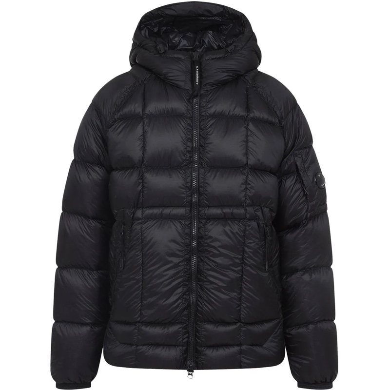 CP Company Daunenjacke Quilted Insulated Down Jacket With Hood Schwarz(Image 11)