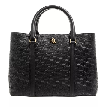 Lauren Ralph Lauren Marcy 26 Satchel Small Black Tote