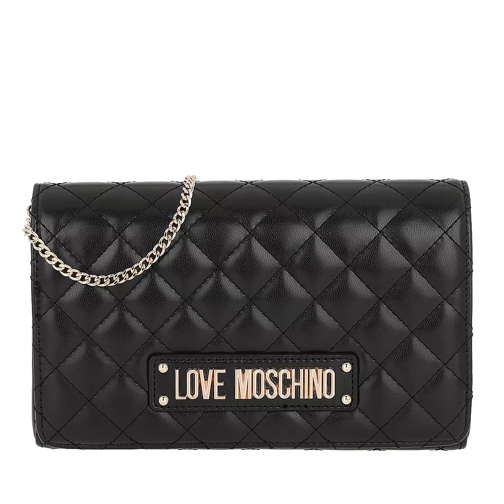 Love Moschino Quilted Crossbody Bag Nero Crossbody Bag