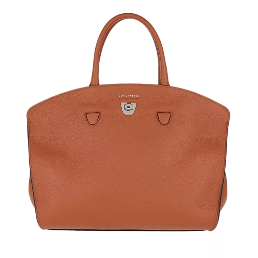 Coccinelle Angie Handle Bag Tan Tote