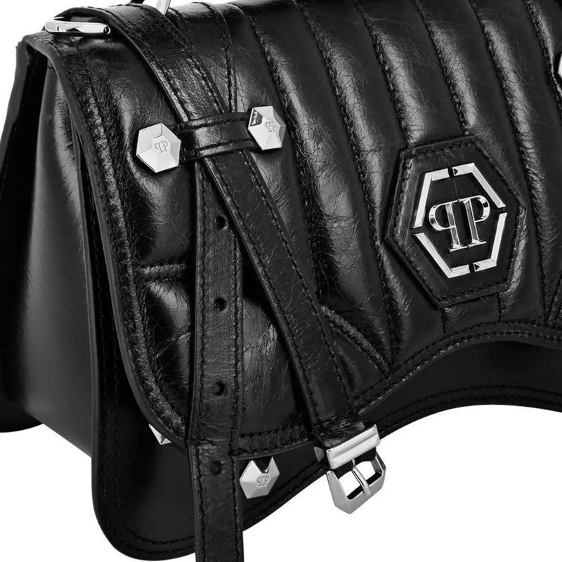 Philipp Plein Crossbody Bag Henkeltasche Hexagon schwarz(Image 3)