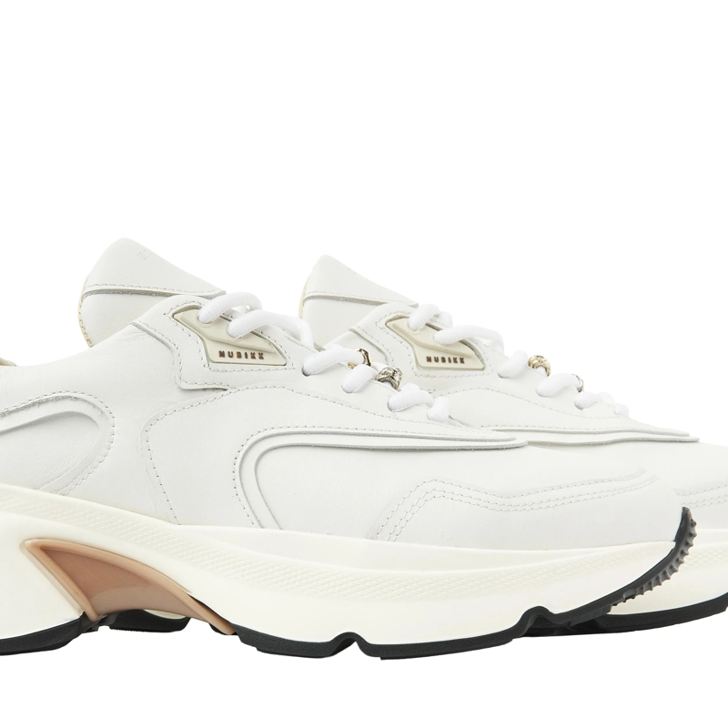 Nubikk Low-Top-Sneaker Ross Zay (L) Off White Leather(Image 3)