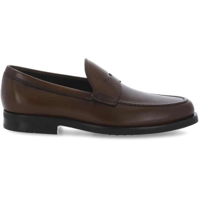Tod's Loafer Flat Shoes Brown braun