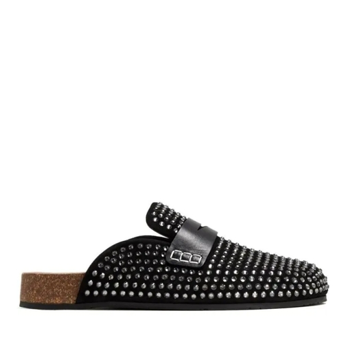 J.W.Anderson Black Crystal Mules Slippers Black Slip-ins