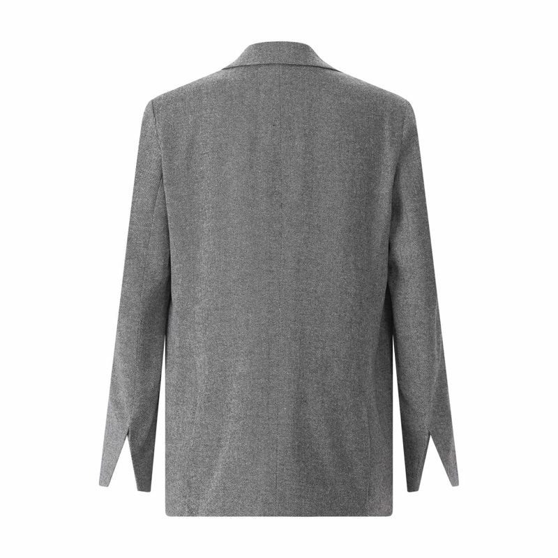 Closed Overgangsjas Blazer mit Schurwoll-Mix grau(Image 2)