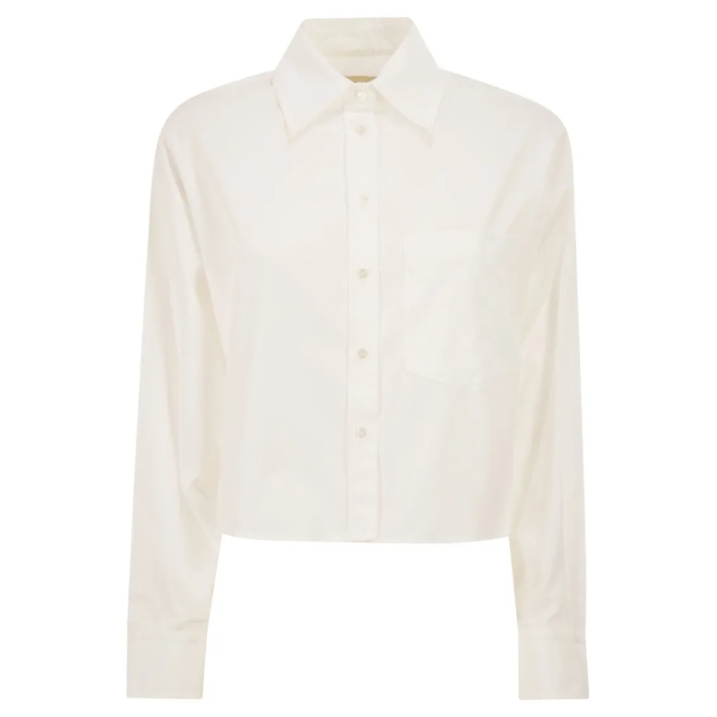 Max Mara Overhemd Wkdeden - Cotton Oxford Shirt Neutrals