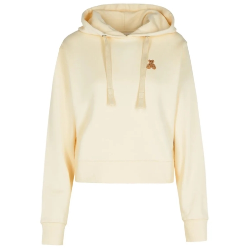 Palm Angels Hemden 'Mini Bear' Cream Cotton Sweatshirt Neutrals