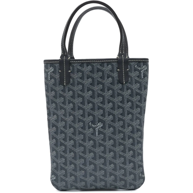 GOYARD Schultertasche Goyardine Poitiers grau
