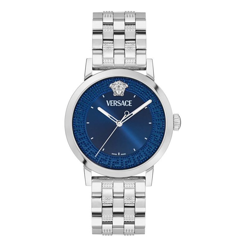 Versace Quarzuhr Quarz-Analoguhr Versace Albireo silber