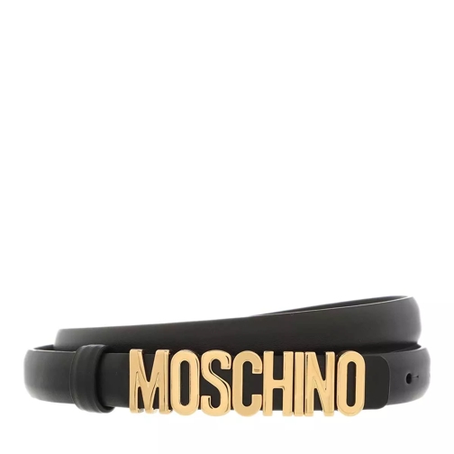Moschino Belt Nero Thin Belt