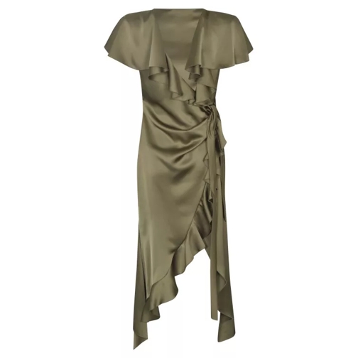 Philosophy Di Lorenzo Serafini Wrap Dress Green 