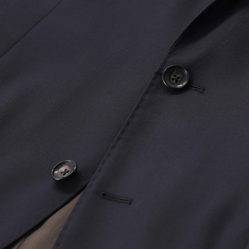 windsor. Anzugjacke Sakko aus Wolle schwarz(Image 11)