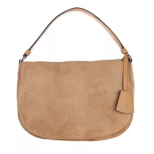 Abro Underground Leather Shoulder Bag Cuoio Hobo Bag