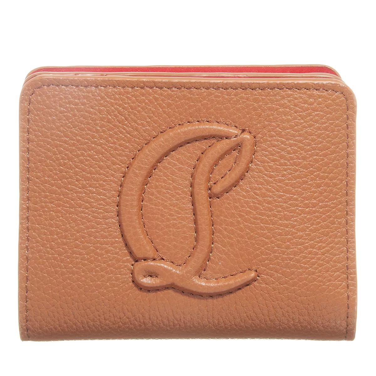 Christian Louboutin Portemonnaie - By My Side Compact Wallet - Gr. unisize - in Braun - für Damen