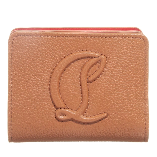 Christian Louboutin By My Side Compact Wallet Cuoio Bi-Fold Wallet