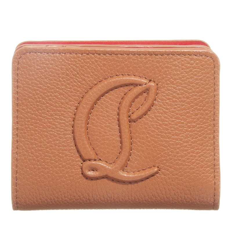 Christian Louboutin Bi-Fold Wallet By My Side Compact Wallet Cuoio