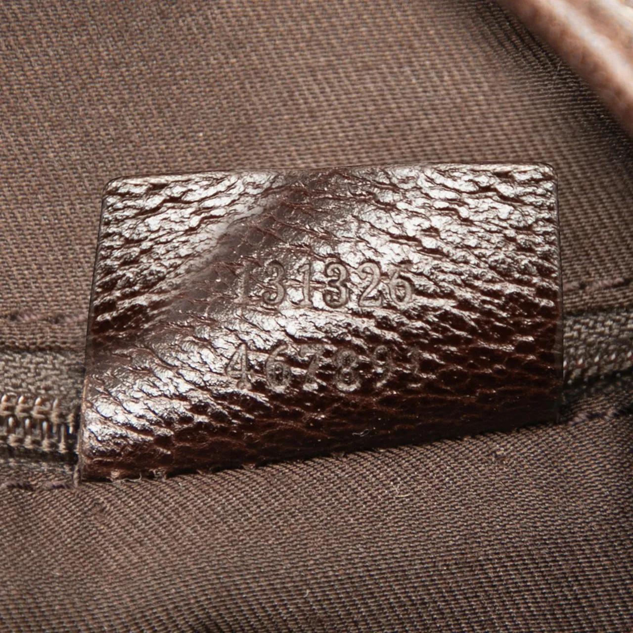 Thumbnail - Gucci Hobo Bags - GG Canvas Abbey D Ring Crossbody - Gr. unisize - in Braun - für Damen