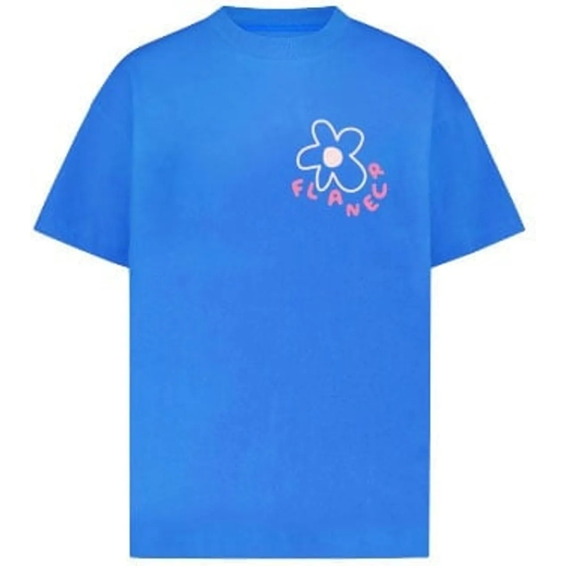 Flâneur T-shirt t-shit blue blau