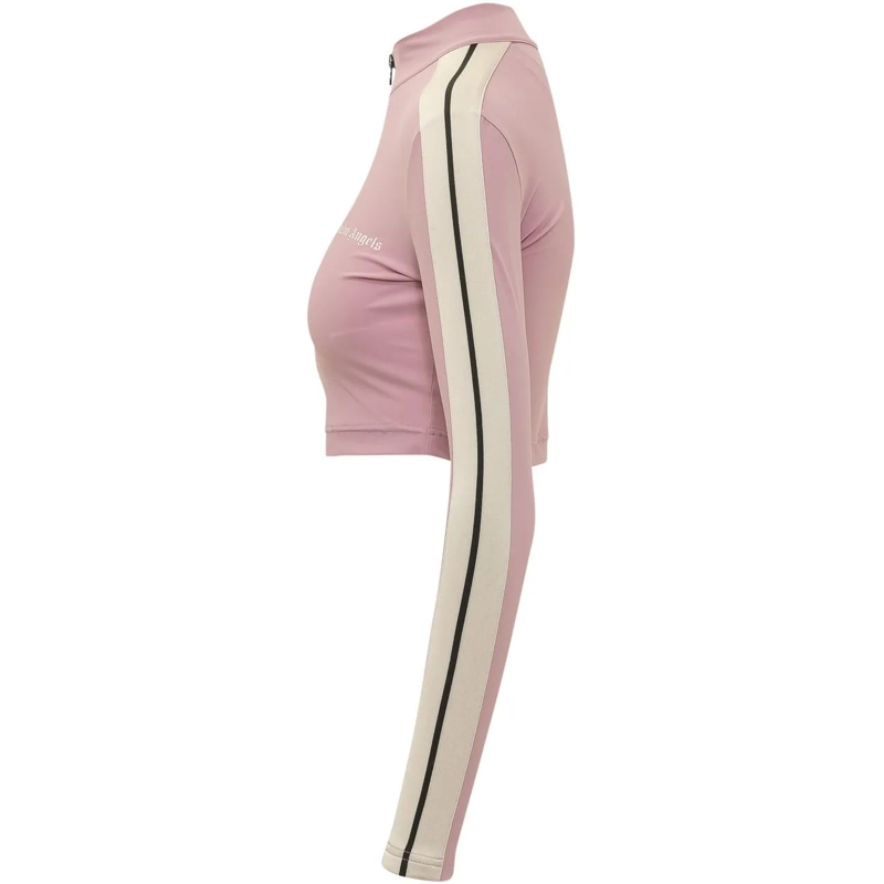 Palm Angels Übergangsjacke Giacca Sportiva Corta con Zip e Collo Alto rose(Image 3)