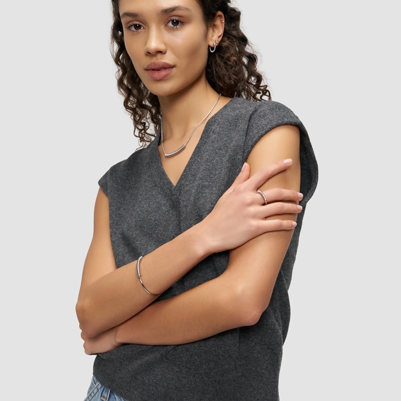 Liebeskind Berlin Ring Edelstahl Twist silber(Image 6)