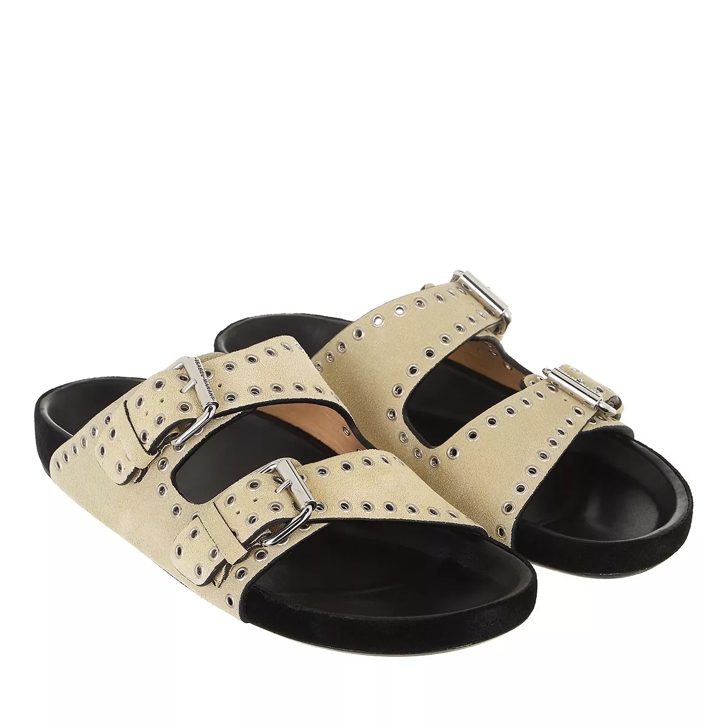 Isabel Marant Lennyo Sandals Ecru Slide