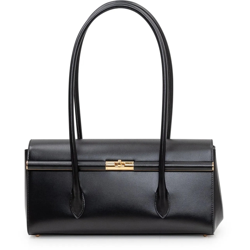 Dolce&Gabbana Tote Borsa a Mano con Chiusura Metallica schwarz