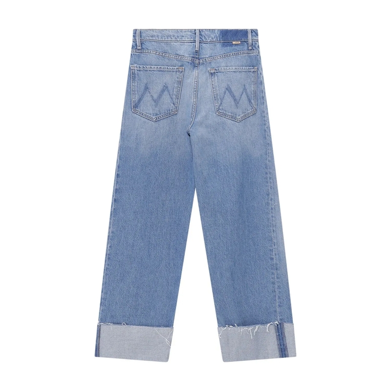 Mother Jeans Jeans The Half-Pipe Ankle Cuff Fray blau(Image 2)