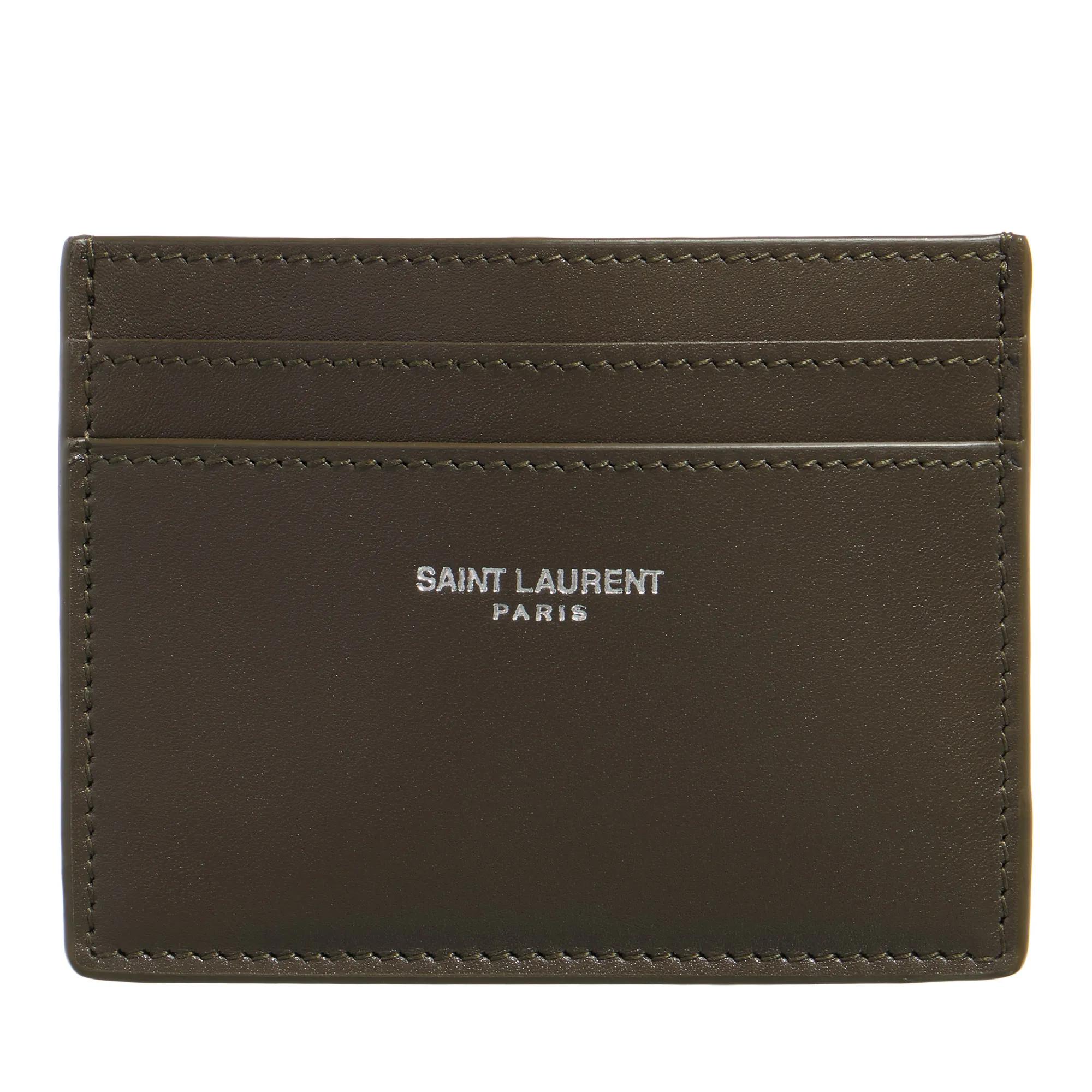 Saint Laurent Portemonnaies - Paris Card Case - Gr. unisize - in Braun - für Damen