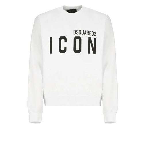 Dsquared2 Pullover White Cotton Sweater White